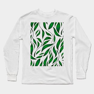 PATTERN: leafs Long Sleeve T-Shirt